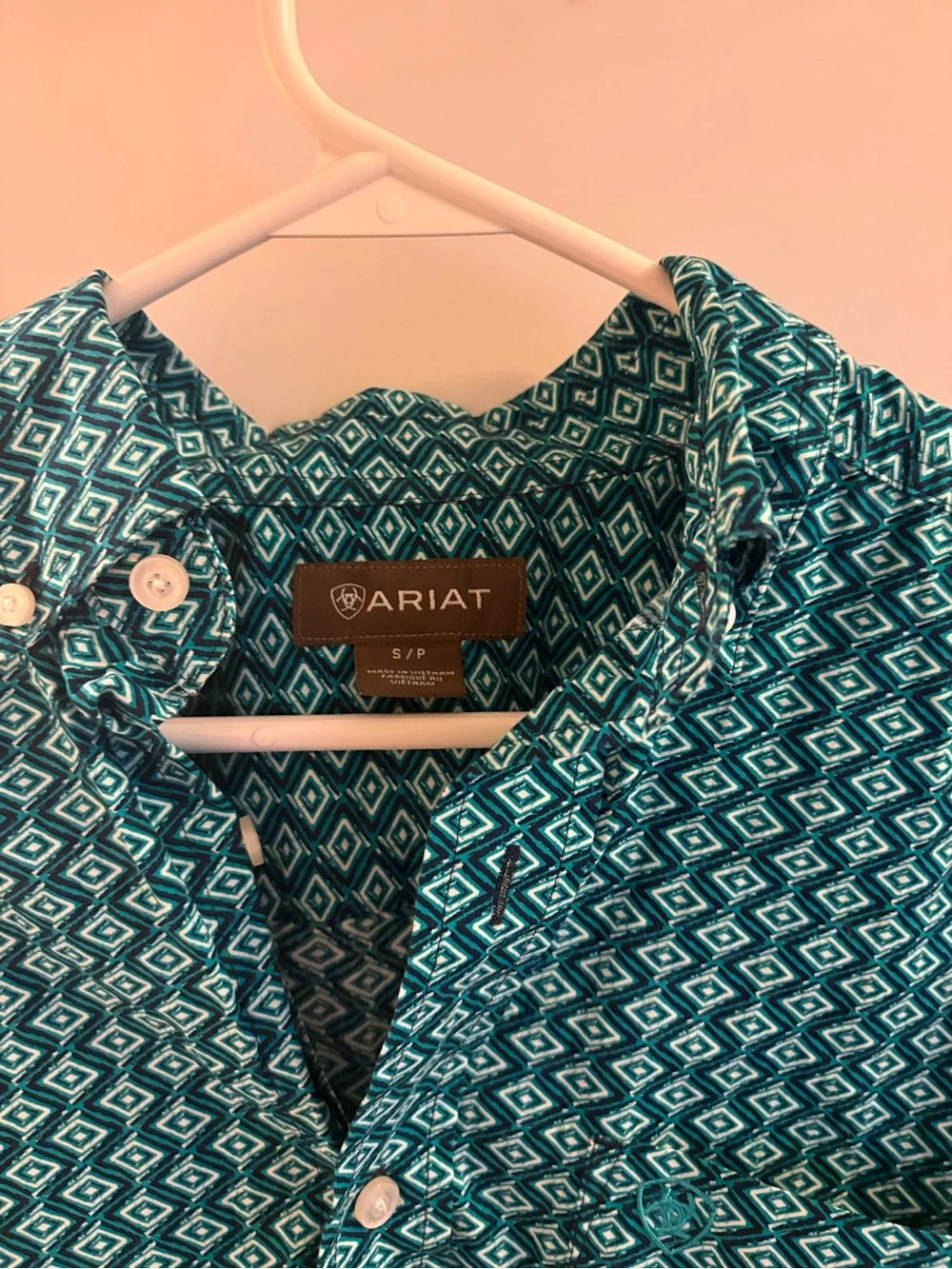 Ariat Geometric Short-Sleeve Button-Down Shirt